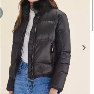 Maje cropped puffer jacket